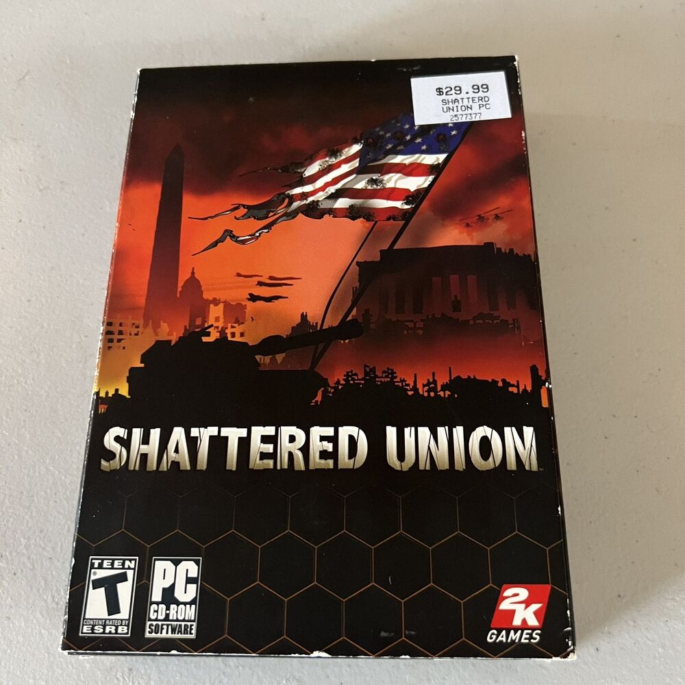 Shattered Union PC CD-ROM in Original Box W Manual Rated T Teen CIB